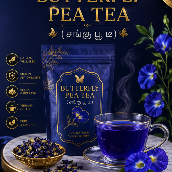 Butterfly Pea Flower Tea | Sangu Poo Tea (100g)