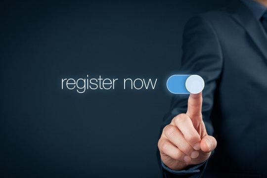 Register an account
