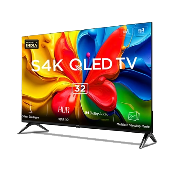 TCL S4K 32 inch HD Smart QLED Google TV (2025 Model, TCL32S4K)